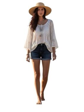 Vince Mason Denim Roll-Cuff Women’s Shorts - Westside